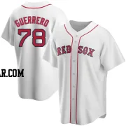 Luis Guerrero Men's Boston Red Sox White Replica Home Jersey