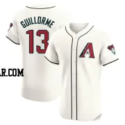 Luis Guillorme Men's Arizona Diamondbacks Cream Elite Home Jersey