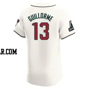 Luis Guillorme Men's Arizona Diamondbacks Cream Elite Home Patch Jersey