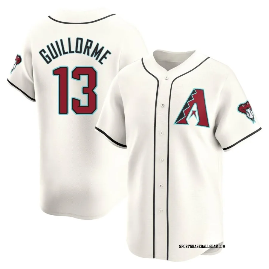 Luis Guillorme Men's Arizona Diamondbacks White Limited Home Jersey