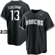 Luis Guillorme Men's Arizona Diamondbacks White Replica Black 2023 World Series Jersey