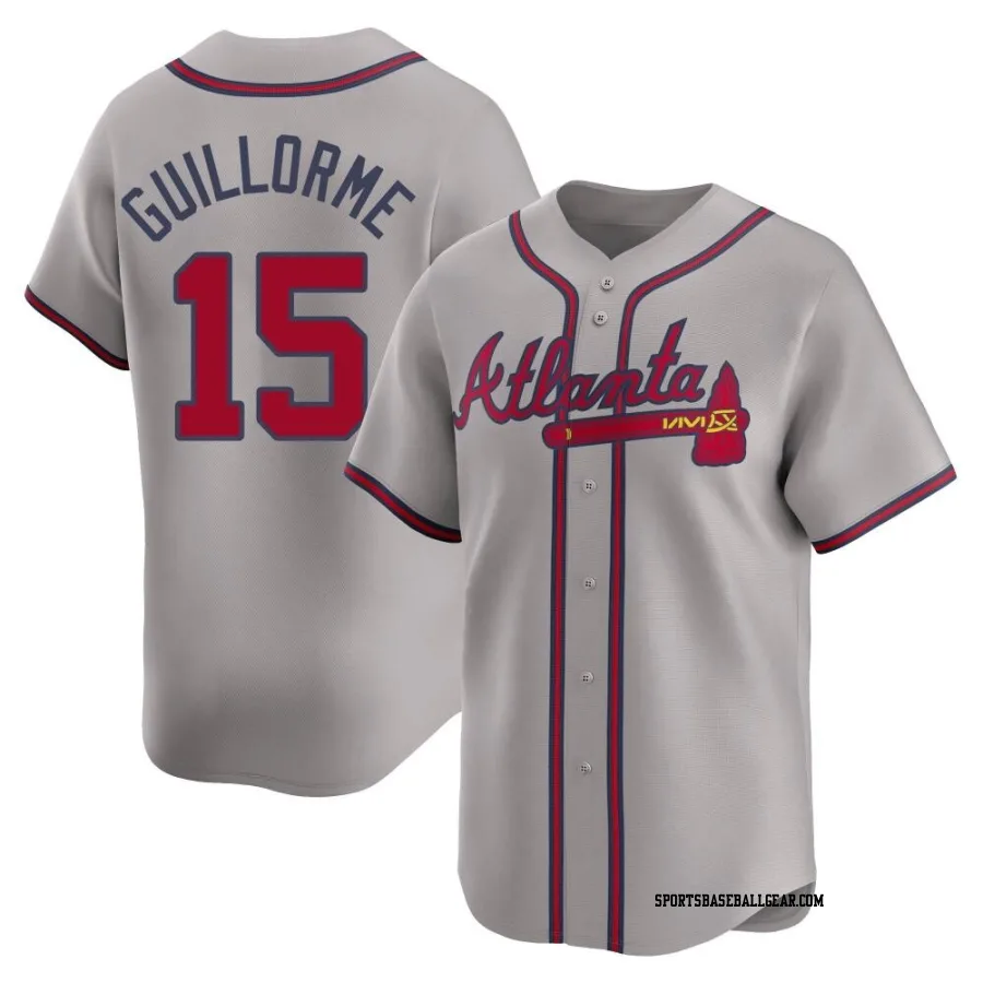 Luis Guillorme Men's Atlanta Braves Gray Limited Away Jersey