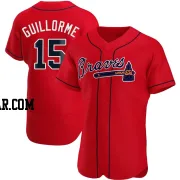 Luis Guillorme Men's Atlanta Braves Red Authentic Alternate Jersey