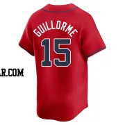 Luis Guillorme Men's Atlanta Braves Red Limited Alternate Jersey