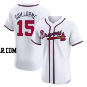 Luis Guillorme Men's Atlanta Braves White Elite Home Jersey