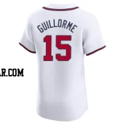 Luis Guillorme Men's Atlanta Braves White Elite Home Jersey