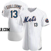 Luis Guillorme Men's New York Mets White Authentic Home Jersey