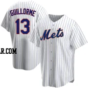 Luis Guillorme Men's New York Mets White Replica Home Jersey