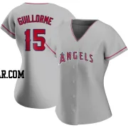 Luis Guillorme Women's Los Angeles Angels Authentic Silver Road Jersey