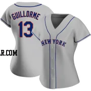 Luis Guillorme Women's New York Mets Gray Authentic Road Jersey