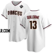 Luis Guillorme Youth Arizona Diamondbacks White Replica Home 2023 World Series Jersey