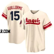 Luis Guillorme Youth Los Angeles Angels Cream Replica 2022 City Connect Jersey