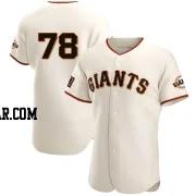 Luis Matos Men's San Francisco Giants Cream Authentic Home Jersey