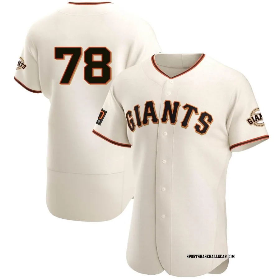 Luis Matos Men's San Francisco Giants Cream Authentic Home Jersey