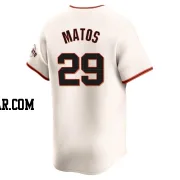 Luis Matos Men's San Francisco Giants Cream Elite Home Jersey