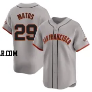 Luis Matos Men's San Francisco Giants Gray Limited Away Jersey