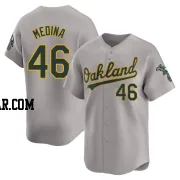 Luis Medina Men's Oakland Athletics Gray Limited Away Jersey