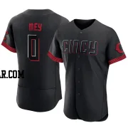 Luis Mey Men's Cincinnati Reds Black Authentic 2023 City Connect Jersey