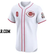 Luis Mey Men's Cincinnati Reds White Elite Home Jersey