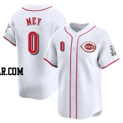 Luis Mey Men's Cincinnati Reds White Limited Home Jersey