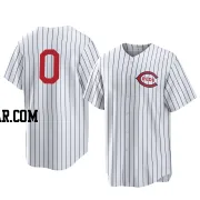 Luis Mey Men's Cincinnati Reds White Replica 2022 Field Of Dreams Jersey