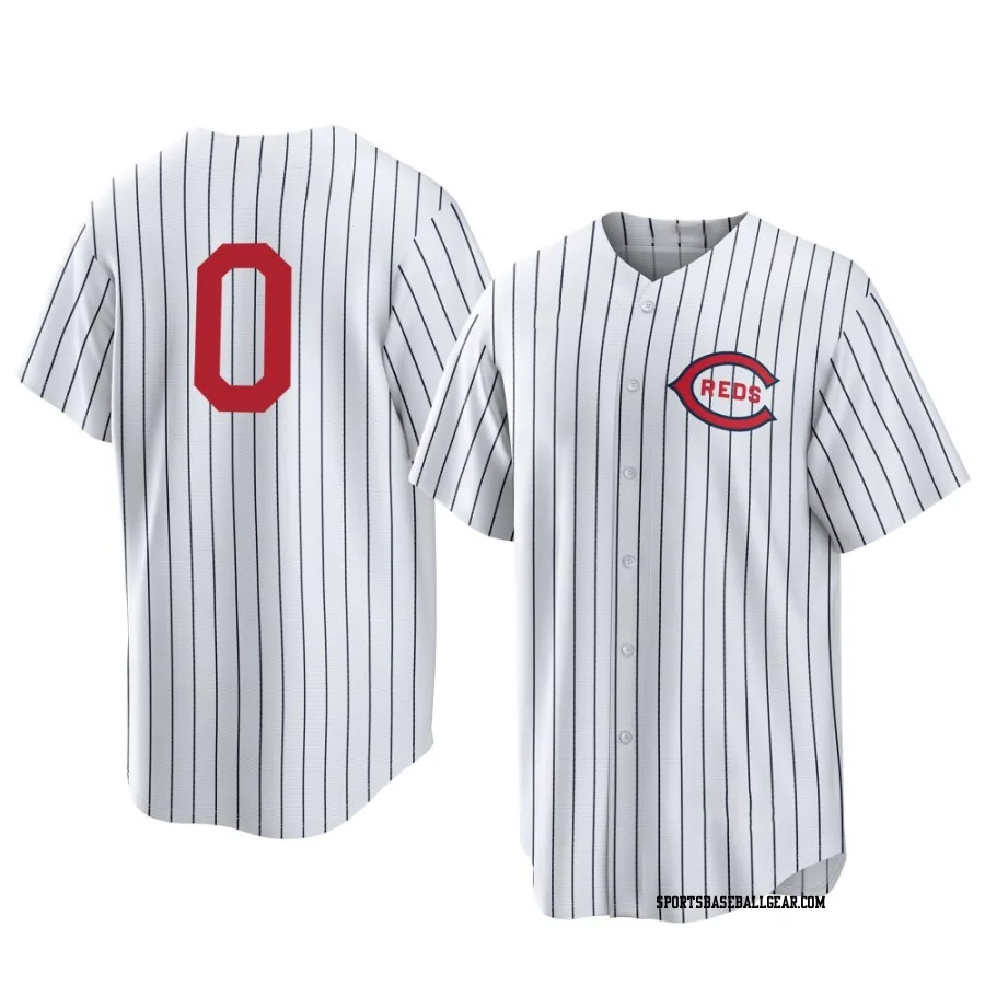 Luis Mey Men's Cincinnati Reds White Replica 2022 Field Of Dreams Jersey