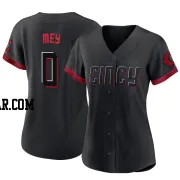 Luis Mey Women's Cincinnati Reds Black Authentic 2023 City Connect Jersey