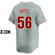 Luis Ortiz Men's Philadelphia Phillies Gray Limited Away Jersey