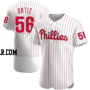 Luis Ortiz Men's Philadelphia Phillies White Authentic Home Jersey