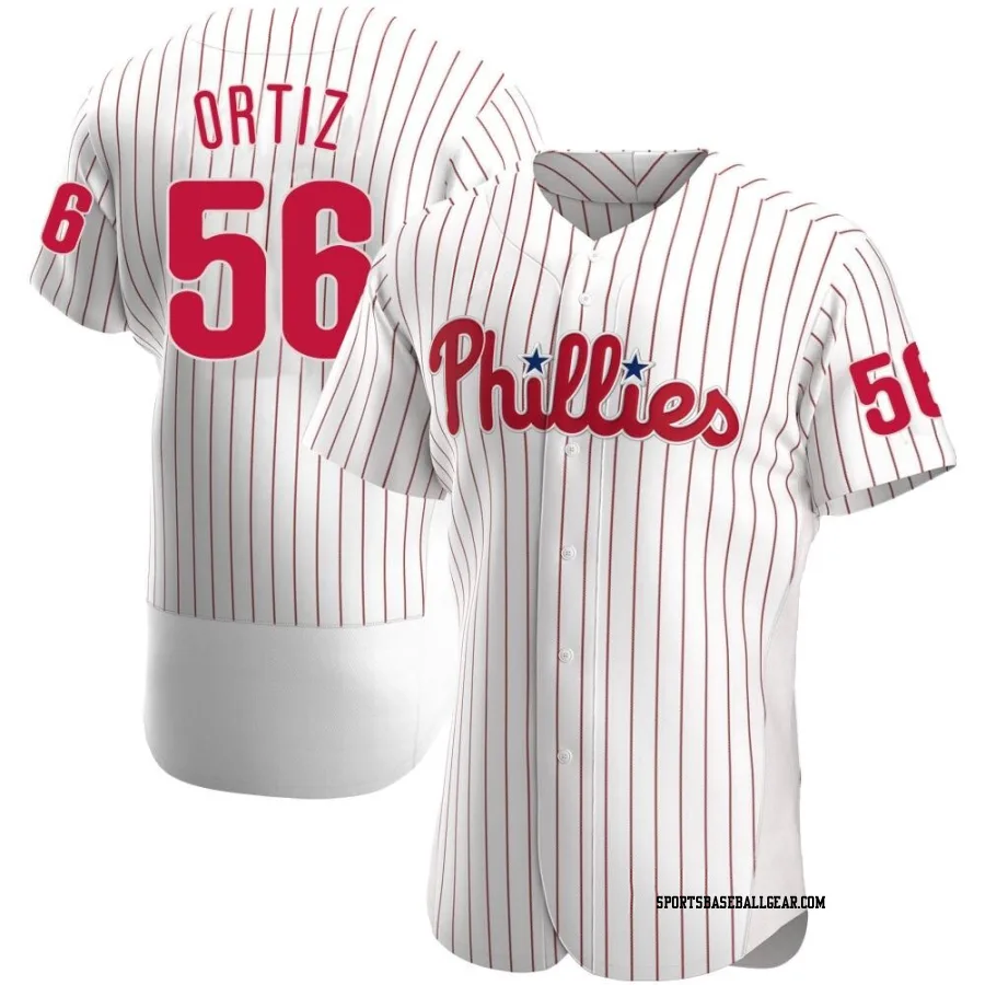 Luis Ortiz Men's Philadelphia Phillies White Authentic Home Jersey