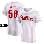 Luis Ortiz Men's Philadelphia Phillies White Elite Home Jersey