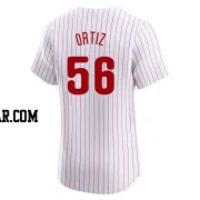 Luis Ortiz Men's Philadelphia Phillies White Elite Home Jersey