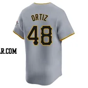 Luis Ortiz Men's Pittsburgh Pirates Gray Limited Away Jersey