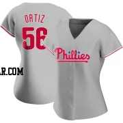 Luis Ortiz Women's Philadelphia Phillies Gray Authentic Road Jersey