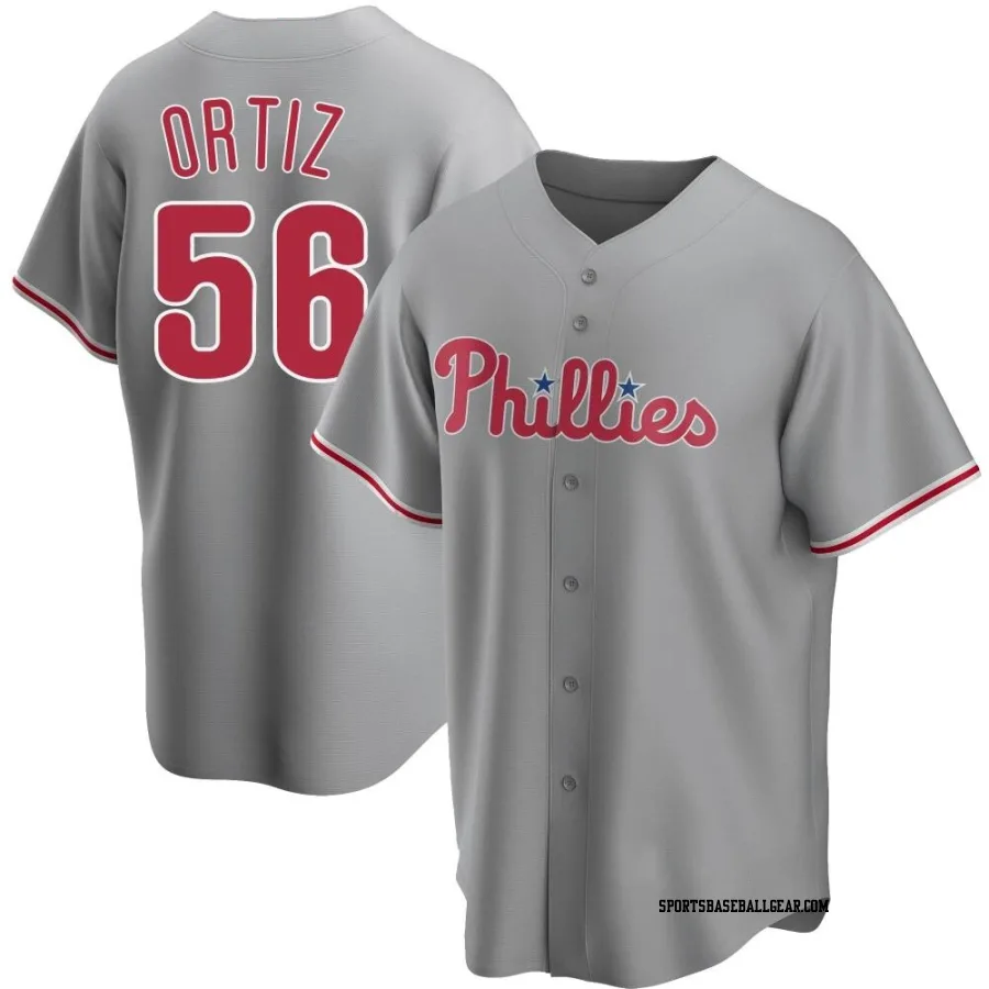 Luis Ortiz Youth Philadelphia Phillies Gray Replica Road Jersey