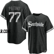 Luis Patino Men's Chicago White Sox Black Replica 2021 City Connect Jersey