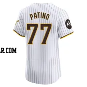 Luis Patino Men's San Diego Padres White Elite Home Patch Jersey