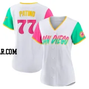 Luis Patino Women's San Diego Padres White Replica 2022 City Connect Jersey