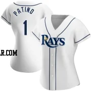 Luis Patino Women's Tampa Bay Rays White Replica Home Jersey