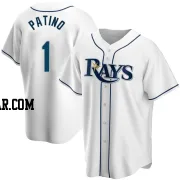 Luis Patino Youth Tampa Bay Rays White Replica Home Jersey