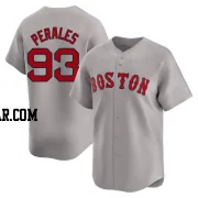 Luis Perales Men's Boston Red Sox Gray Limited Away Jersey