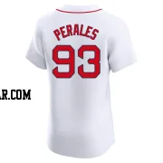 Luis Perales Men's Boston Red Sox White Elite Home Jersey