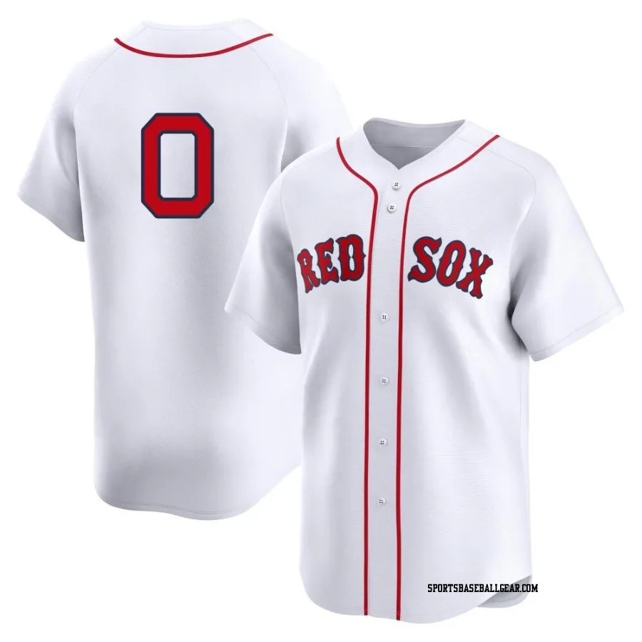 Luis Perales Men's Boston Red Sox White Limited 2nd Home Jersey