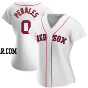 Luis Perales Women's Boston Red Sox White Authentic Home Jersey