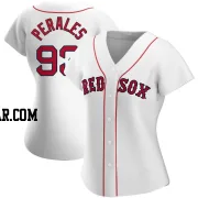 Luis Perales Women's Boston Red Sox White Authentic Home Jersey