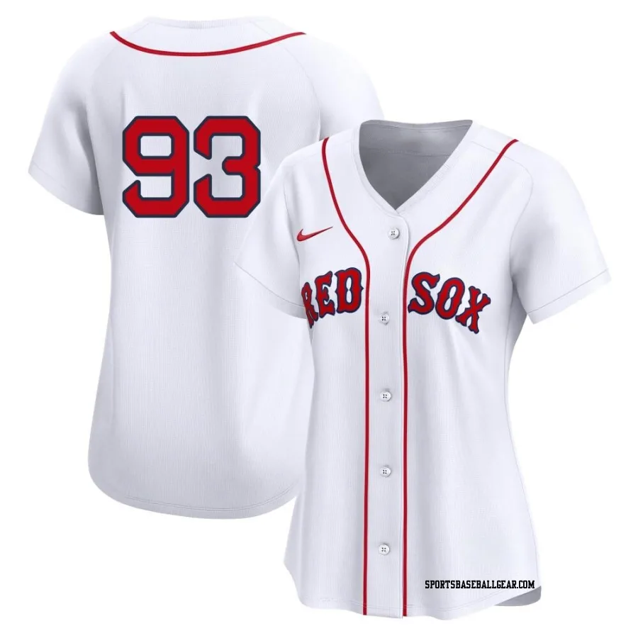 Luis Perales Women's Boston Red Sox White Limited 2nd Home Jersey