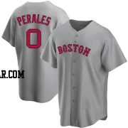 Luis Perales Youth Boston Red Sox Gray Replica Road Jersey