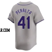 Luis Peralta Men's Colorado Rockies Gray Limited Road Jersey