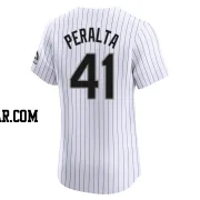 Luis Peralta Men's Colorado Rockies White Elite Home Jersey