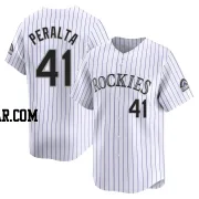 Luis Peralta Men's Colorado Rockies White Limited Home Jersey